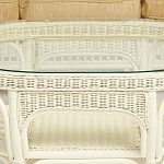 Комплект уличной мебели из ротанга Clara белый варинант исполнения - 13 | Loft Concept в Рязани