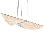 Люстра в виде распахнутых крыльев из тонких металлических планок Flight of Freedom варинант исполнения - 1 | Loft Concept в Рязани