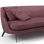 Мебельная ткань Шенилл фиолетовый цвет 138 см T4-25 варинант исполнения - 4 | Loft Concept в Рязани