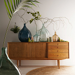 Ваза-бутыль из стекла TRANSPARENT FORMS 56 варинант исполнения - 12 | Loft Concept в Рязани