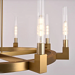 Люстра CANELLE Round Chandelier 8 Modern Brass варинант исполнения - 1 | Loft Concept в Рязани