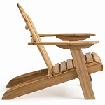 Уличное кресло из массива акации Adirondack Wooden Chair Natural варинант исполнения - 3 | Loft Concept в Рязани