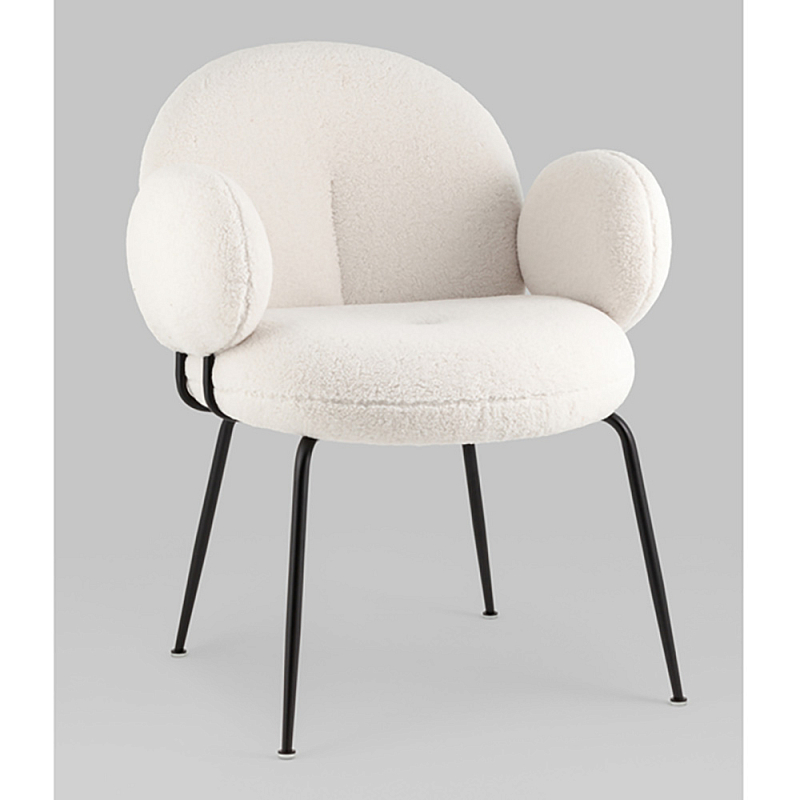 Стул Nina белый Белый Черный в Рязани | Loft Concept 