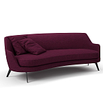 Мебельная ткань Шенилл фиолетовый цвет 138 см T4-27 варинант исполнения - 6 | Loft Concept в Рязани