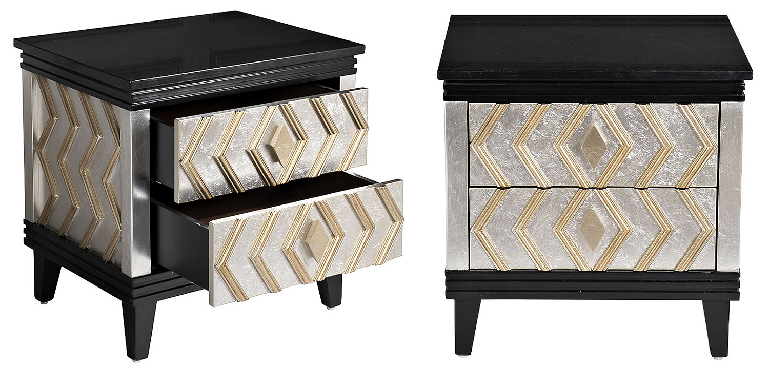 Тумба с каменной столешницей Birgit Nightstand Тумба с каменной столешницей Birgit Nightstand - Loft-Concept в Рязани