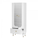 Витрина белая двухдверная с ящиком Expanses of Beauty варинант исполнения - 2 | Loft Concept в Рязани