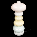 Настольная лампа из стеклянных сфер в пастельных тонах Высота 48 см Pastel Lunaria варинант исполнения - 3 | Loft Concept в Рязани