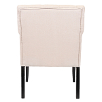 Кресло Addison Chic Armchair beige flax варинант исполнения - 2 | Loft Concept в Рязани