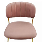 Стул Singer Chair без подлокотников Розовый Велюр варинант исполнения - 5 | Loft Concept в Рязани