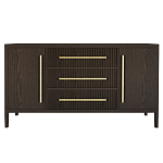 Буфет Primo с тремя ящиками и двумя фасадами Темный орех варинант исполнения - 9 | Loft Concept в Рязани