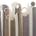 Настенный декор с бахромой белого и бежевого цвета Abstraction I варинант исполнения - 1 | Loft Concept в Рязани