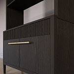 Стеллаж Primo с ящиками Темный орех варинант исполнения - 4 | Loft Concept в Рязани