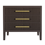 Тумба Primo  с тремя ящиками шпон темный орех варинант исполнения - 1 | Loft Concept в Рязани