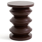 Фигурный приставной столик бордового цвета  AMORPHOUS варинант исполнения - 1 | Loft Concept в Рязани