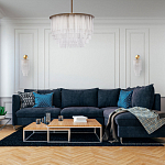 Бра с круглым основанием и длинными прозрачныи стеклянными трубками Nembus варинант исполнения - 8 | Loft Concept в Рязани