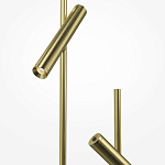Напольный торшер светодионый золотой Lumen Duo варинант исполнения - 3 | Loft Concept в Рязани