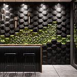 Гипсовая 3D панель с принтографией PM-30 варинант исполнения - 1 | Loft Concept в Рязани