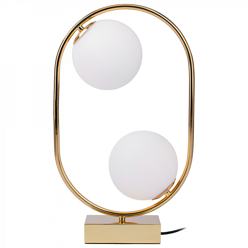 Настольная лампа CORDA Balance brass Белый Латунь Настольная лампа CORDA Balance brass Белый Латунь в Рязани | Loft Concept