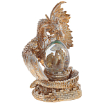 Декоративная статуэтка Дракон Dragon Guarding a Glass Egg Copper варинант исполнения - 1 | Loft Concept в Рязани