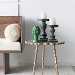 Статуэтка в виде артишока из зелёной керамики с глянцевыми лепестками Artichoke Decor  варинант исполнения - 5 | Loft Concept в Рязани