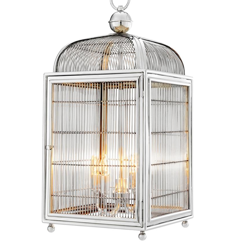 Люстра Lantern Falcon Nickel Никель в Рязани | Loft Concept 