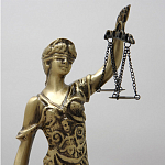 Статуэтка бронзовая Фемида Bronze Goddess варинант исполнения - 1 | Loft Concept в Рязани