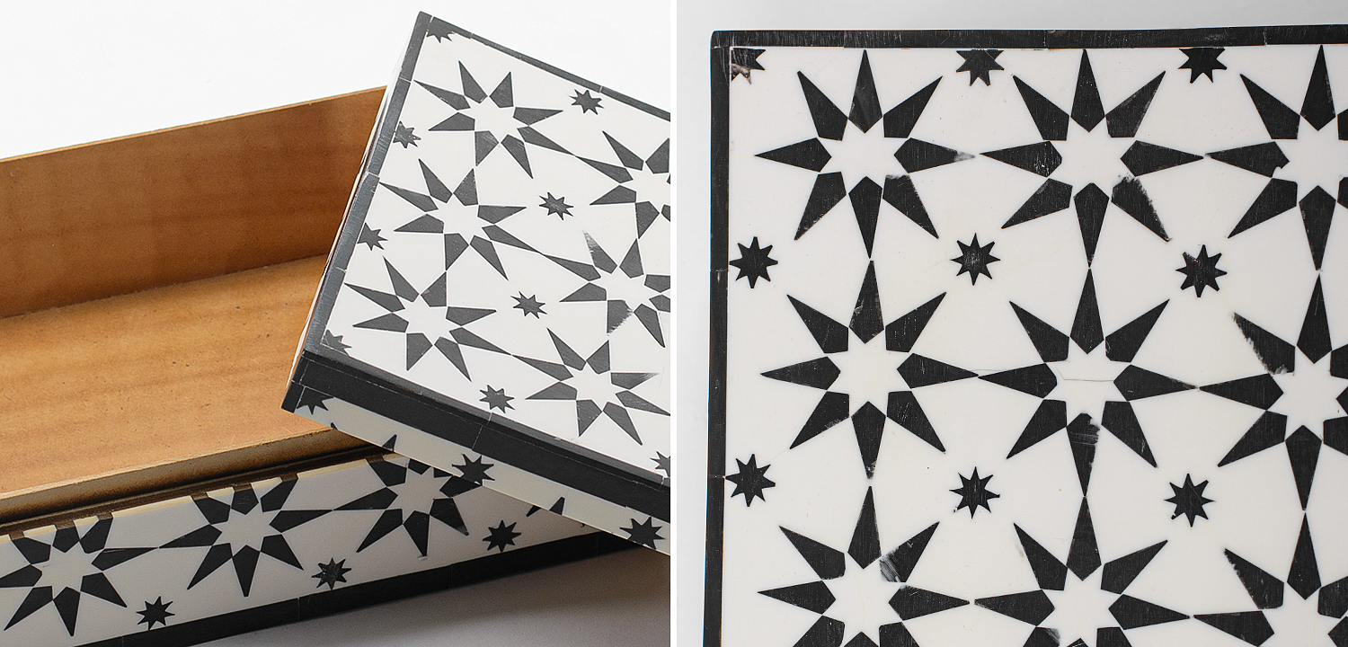 Шкатулка Stars Bone Inlay Шкатулка Stars Bone Inlay - Loft-Concept в Рязани