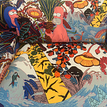 Мебельная ткань Велюр Simpsons in Paradise Т4-88 варинант исполнения - 1 | Loft Concept в Рязани