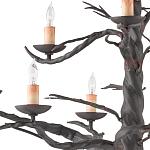 Люстра черная в виде ствола дерева Branched Tree варинант исполнения - 1 | Loft Concept в Рязани