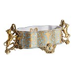 Чаша с орнаментом на бронзовых ножках в виде львов Eden Garden варинант исполнения - 1 | Loft Concept в Рязани