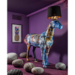 Большой Торшер Лошадь с ручной авторской росписью Feral Stallion варинант исполнения - 1 | Loft Concept в Рязани