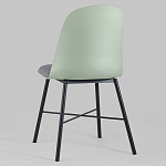 Стул из прочного пластика на металлическом основании Anora Green  варинант исполнения - 5 | Loft Concept в Рязани