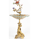 Фарфоровая чаша Фонтан птиц Verena варинант исполнения - 3 | Loft Concept в Рязани