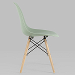 Пластиковый стул на ножках из массива бука Eames Mint варинант исполнения - 2 | Loft Concept в Рязани