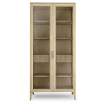 Витрина стеклянная 2-х дверная с ящиками и 5-ю полками Harper Line варинант исполнения - 2 | Loft Concept в Рязани