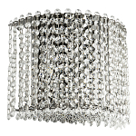 Бра с хрустальными подвесками хром Crystal Art Chrome Wall Lamp варинант исполнения - 1 | Loft Concept в Рязани