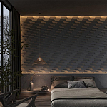 Гипсовая 3D Панель FIN варинант исполнения - 2 | Loft Concept в Рязани