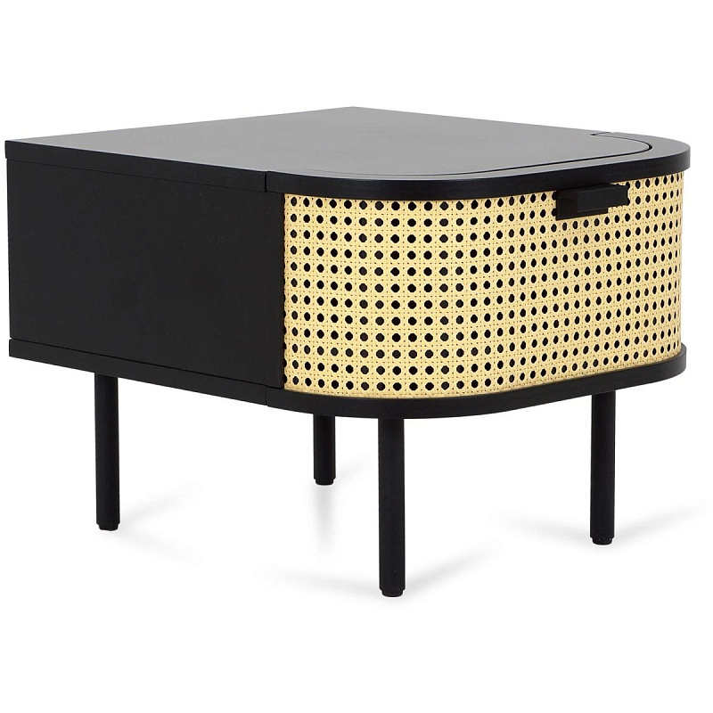 Тумба Ankio bedside table Черный Тумба Ankio bedside table Черный в Рязани | Loft Concept