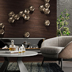 Гипсовая 3D панель с принтографией PM-41 варинант исполнения - 1 | Loft Concept в Рязани