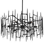 Люстра черная остроконечной формы Black Satin варинант исполнения - 5 | Loft Concept в Рязани