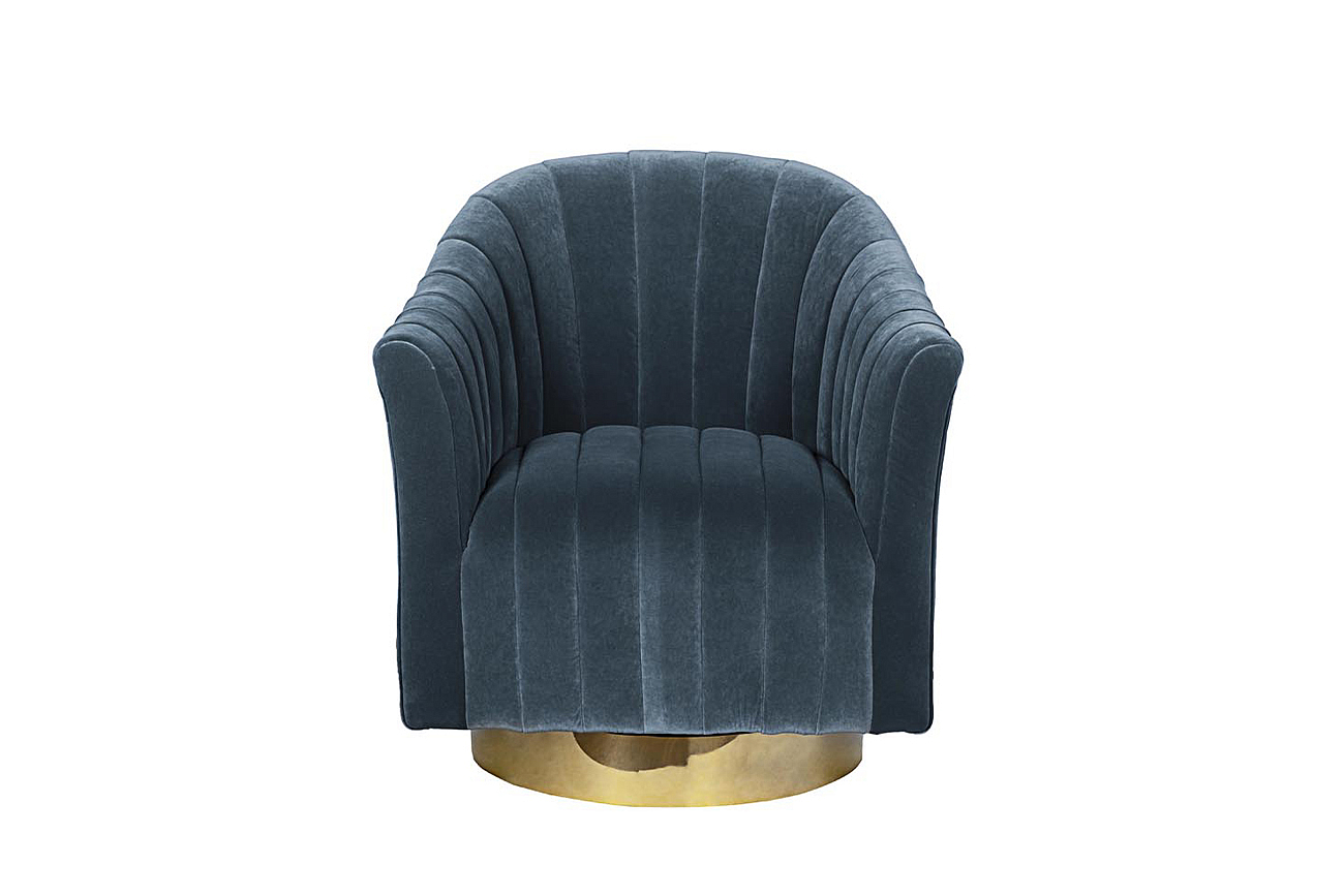 Кресло Civic Space BLUE VELOUR Кресло Civic Space BLUE VELOUR - Loft-Concept в Рязани