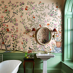 Обои ручная роспись Houghton Edo Blush варинант исполнения - 1 | Loft Concept в Рязани