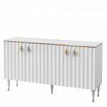 Консоль с дверками и белым рельефным фасадом Expanses of Beauty варинант исполнения - 2 | Loft Concept в Рязани