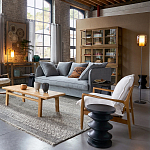 Фигурный приставной столик черного цвета AMORPHOUS варинант исполнения - 6 | Loft Concept в Рязани