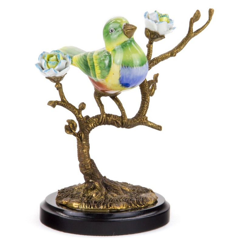 Статуэтка Light Green Bird Мульти Бронза Статуэтка Light Green Bird Мульти Бронза в Рязани | Loft Concept