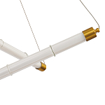 Светодиодная люстра Trumpet Tube Brass  варинант исполнения - 3 | Loft Concept в Рязани