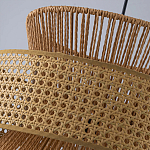 Подвесной светильник с абажуром из натуральных материалов Light Inside the Cell варинант исполнения - 7 | Loft Concept в Рязани