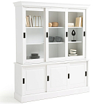 Витрина из массива сосны Cobbett White Wood Showcase варинант исполнения - 1 | Loft Concept в Рязани