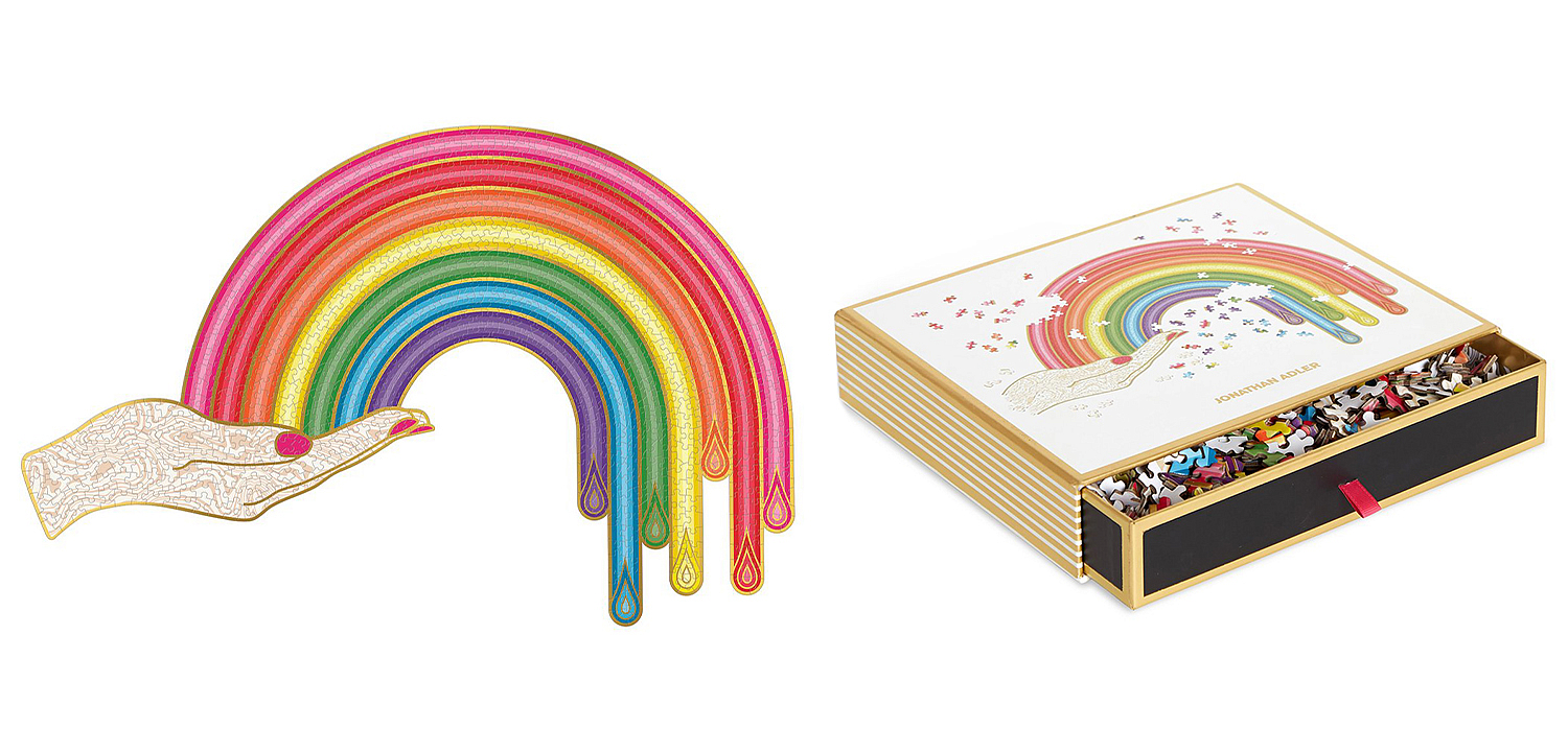 Пазлы RAINBOW HAND SHAPED PUZZLE Jonathan Adler Пазлы RAINBOW HAND SHAPED PUZZLE Jonathan Adler - Loft-Concept в Рязани