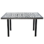 Стол обеденный из натурального мрамора Marble BW Accent Table варинант исполнения - 1 | Loft Concept в Рязани